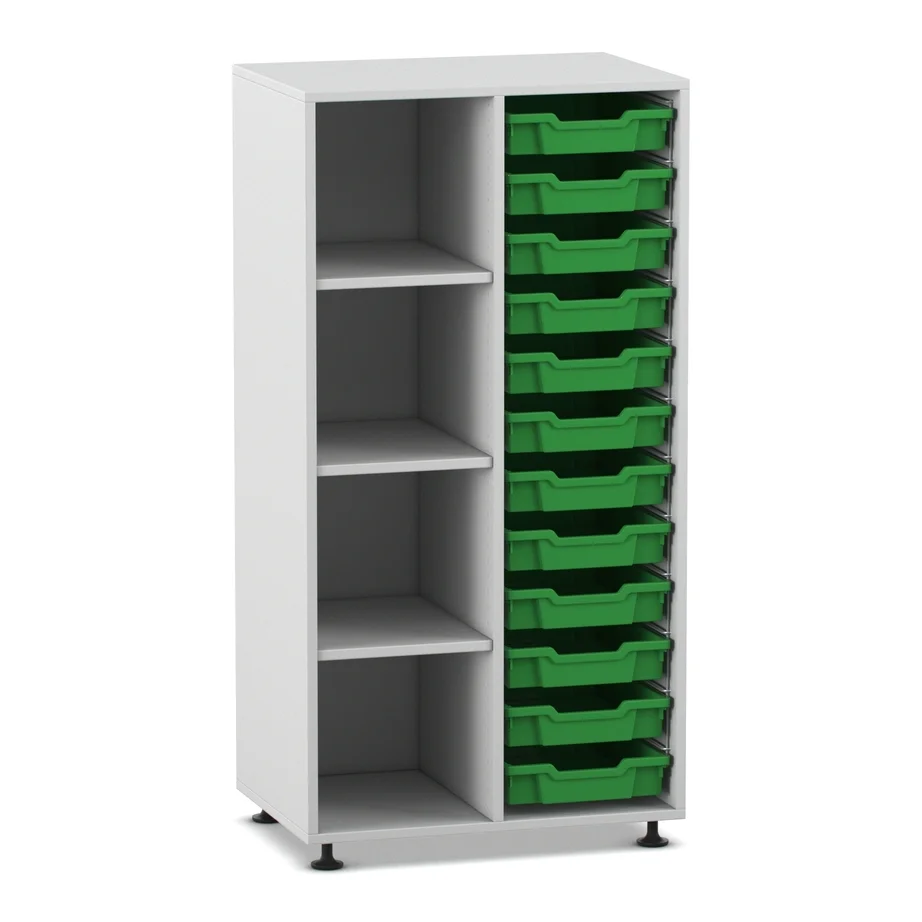 Aufbewahrung, Schrank, Schubladen, Grüne Kästchen, Kastenregal