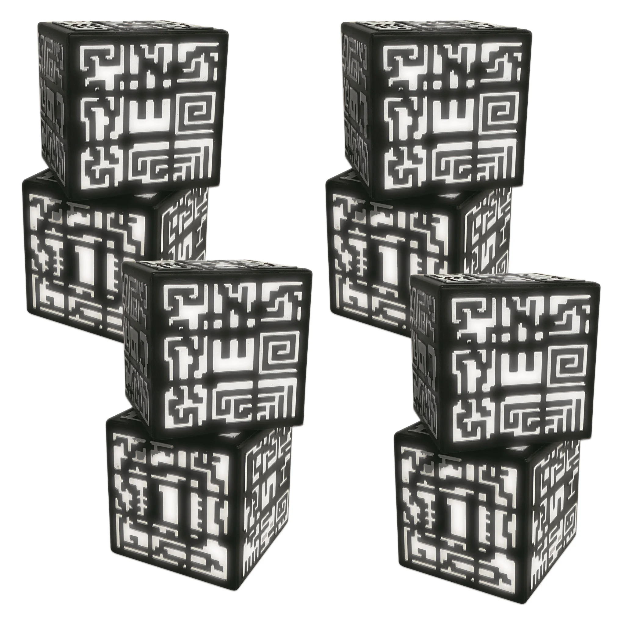würfel, schwarze würfel, muster, kubus, skulptur
