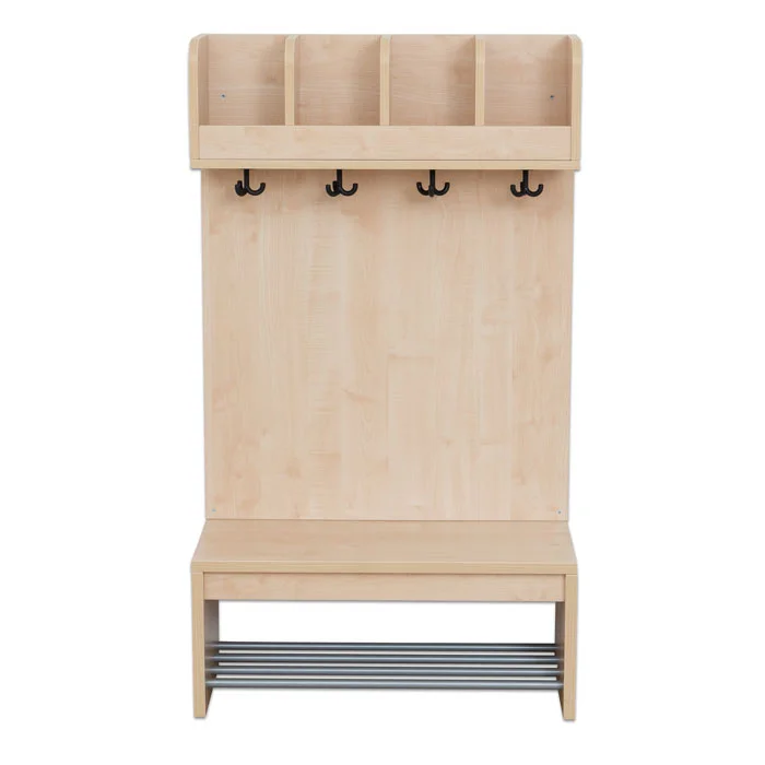 Garderobe, Holz, Hakenleiste, Flurbank, Bodenbank