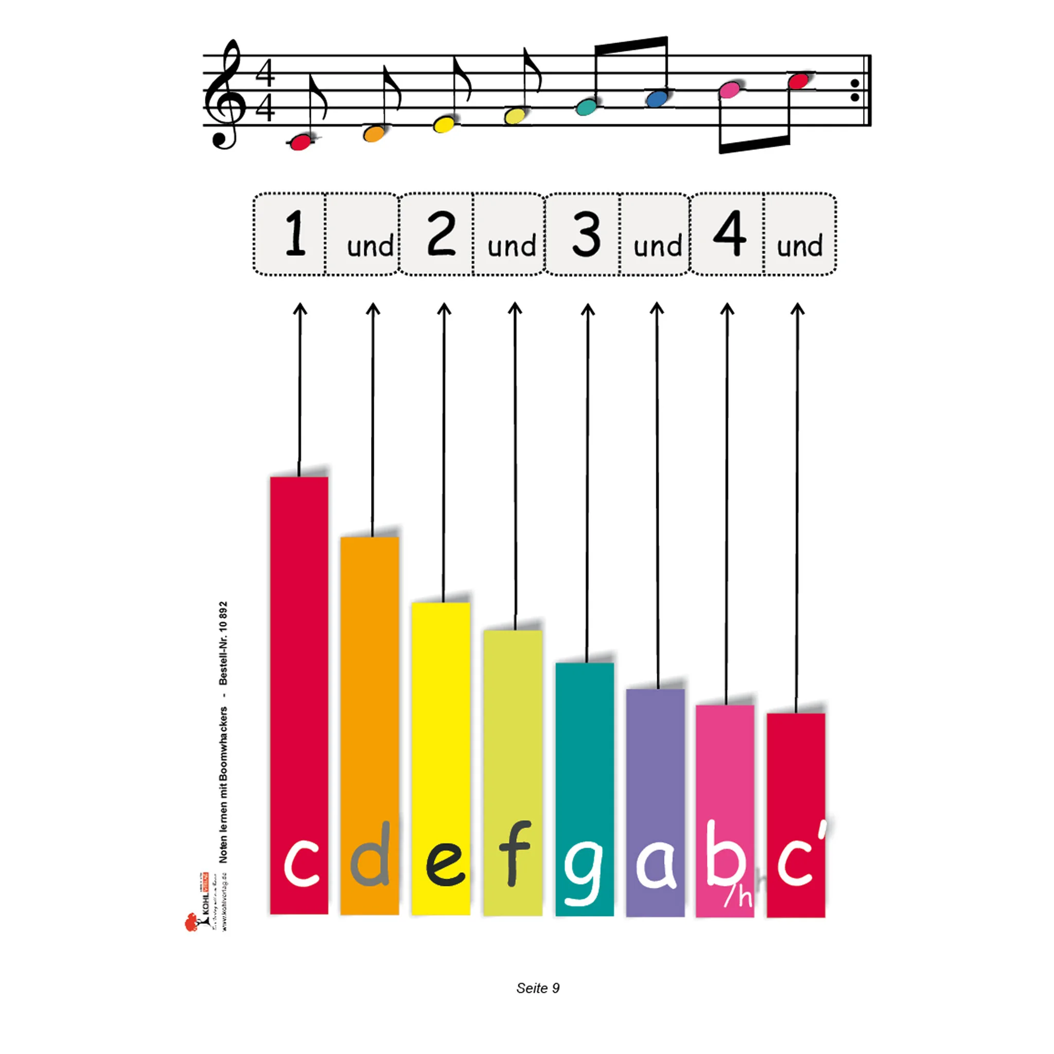 Notensteg, Musikinstrument, Farben, Notensystem, Stimmführung