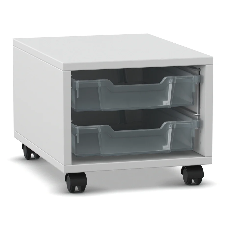 Mobiltisch, Rollcontainer, Schubladen, 2 Schubladen, Räumlichkeit