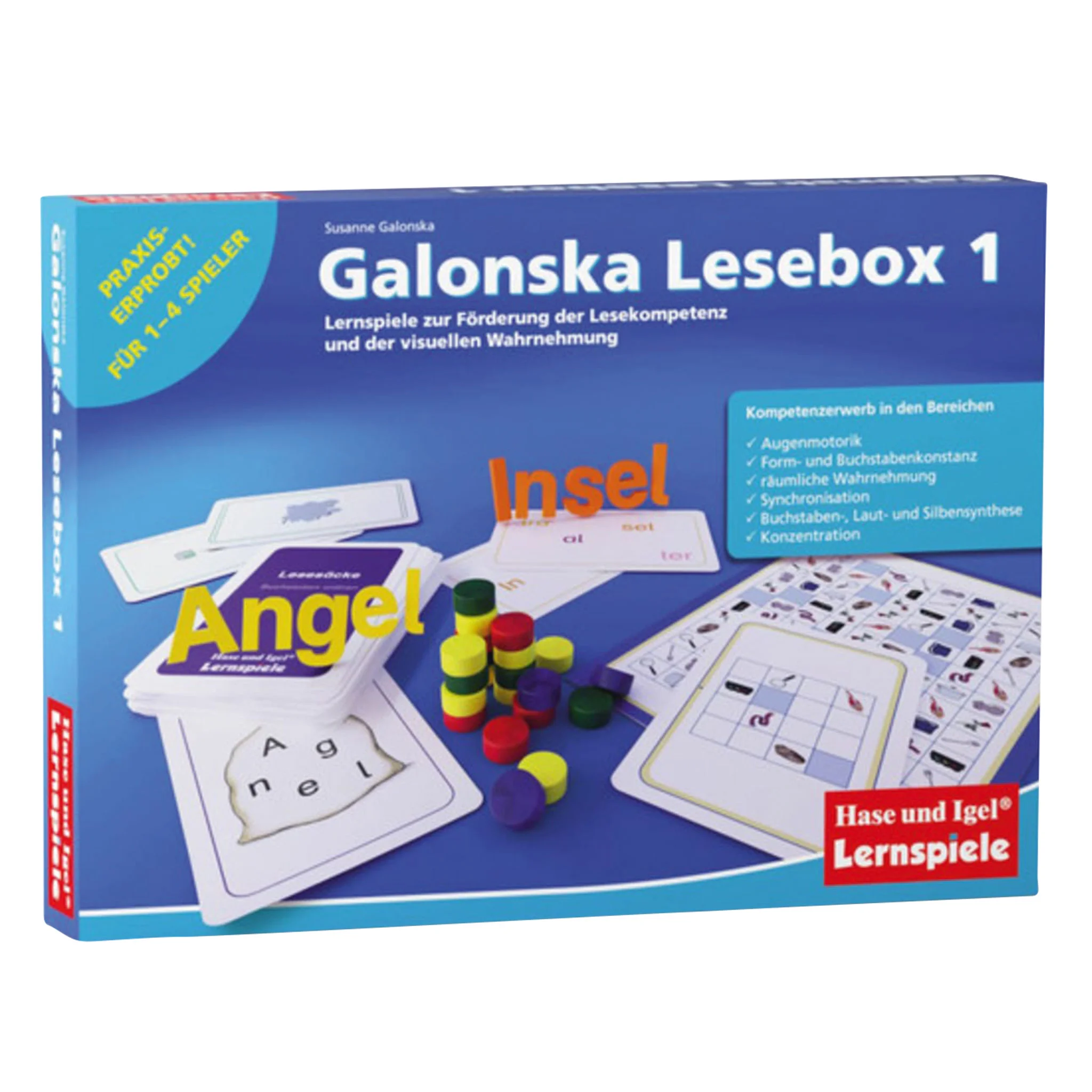 Galonska Lesebox, Lesebox 1 mit 6 Spielen