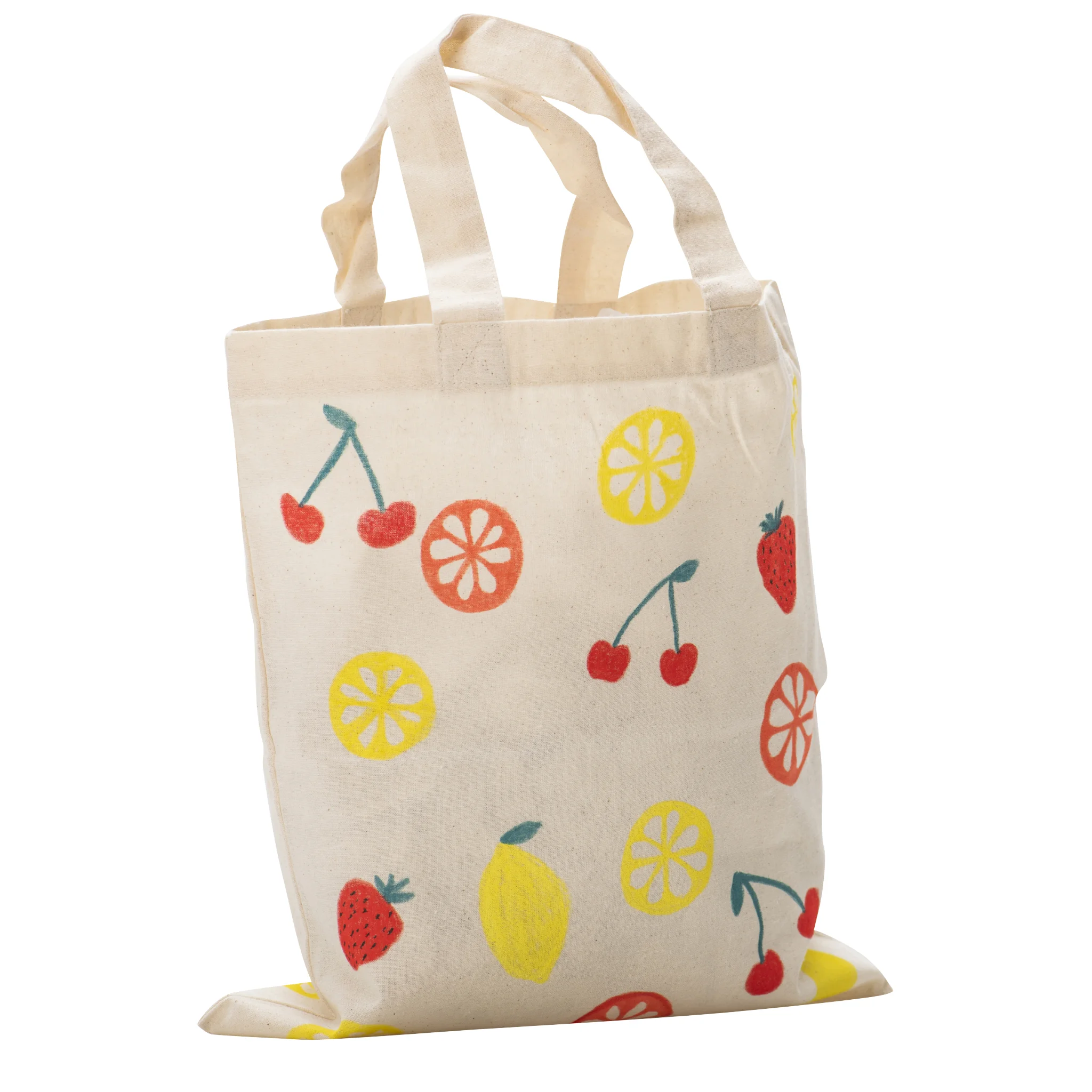 Canvasbeutel, Tasche, Fruchtprint, Leinwandbeutel, wiederverwendbare Tasche
