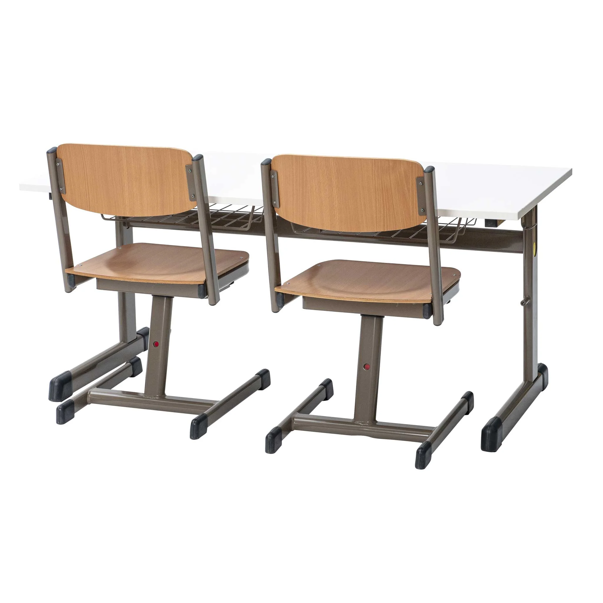 Schreibtischstuhl, Schreibtischset, Klapptisch, Holzlaminat, Stahlgestell