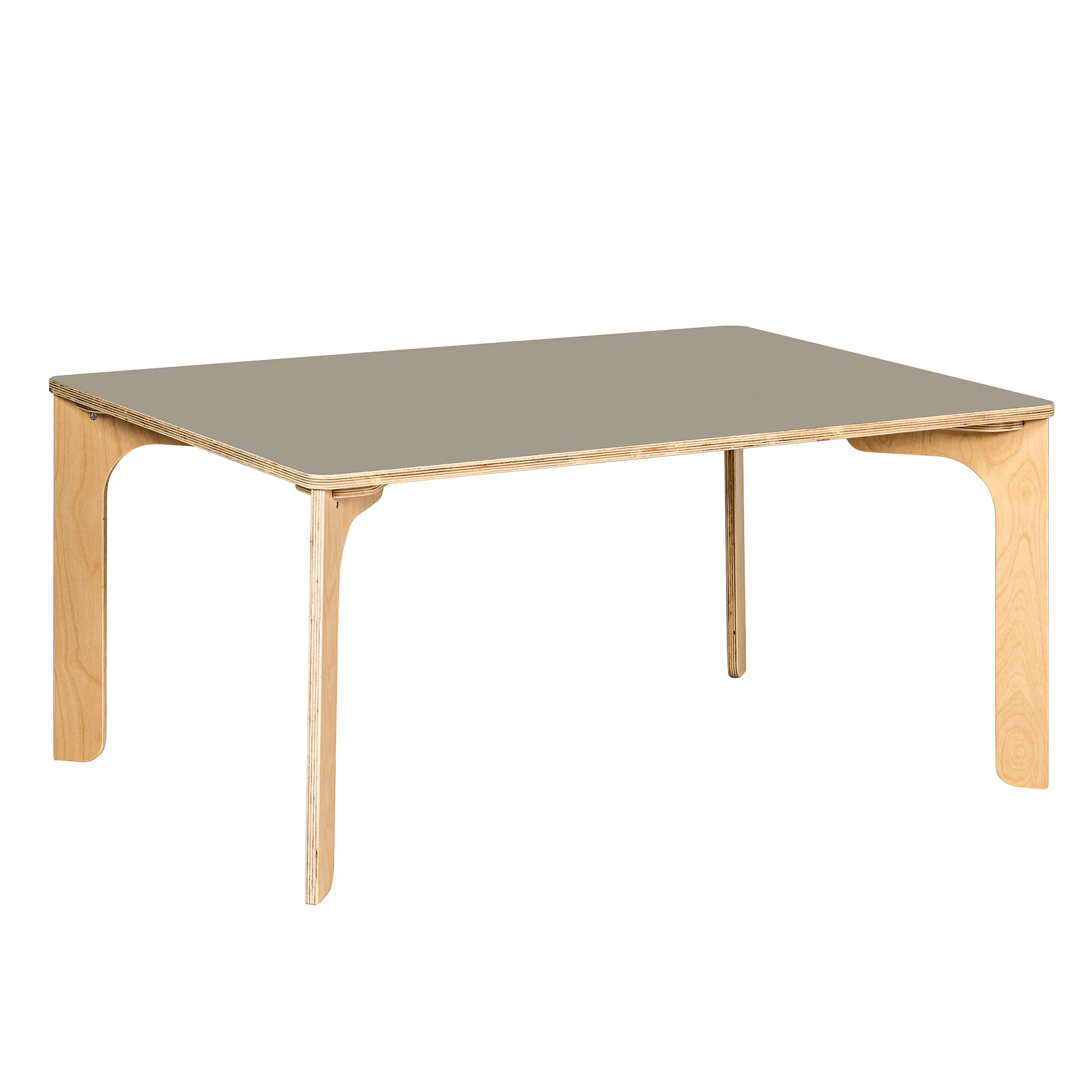 Esstisch, Holztisch, Holzplatte, Gerade Kanten, Vierbeiniger Tisch