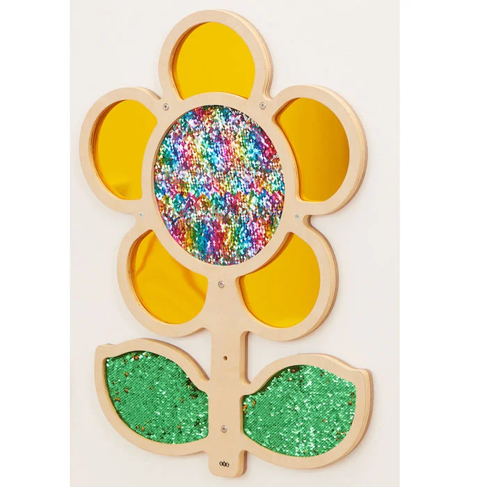 Pailletten Wandblume, Gelb