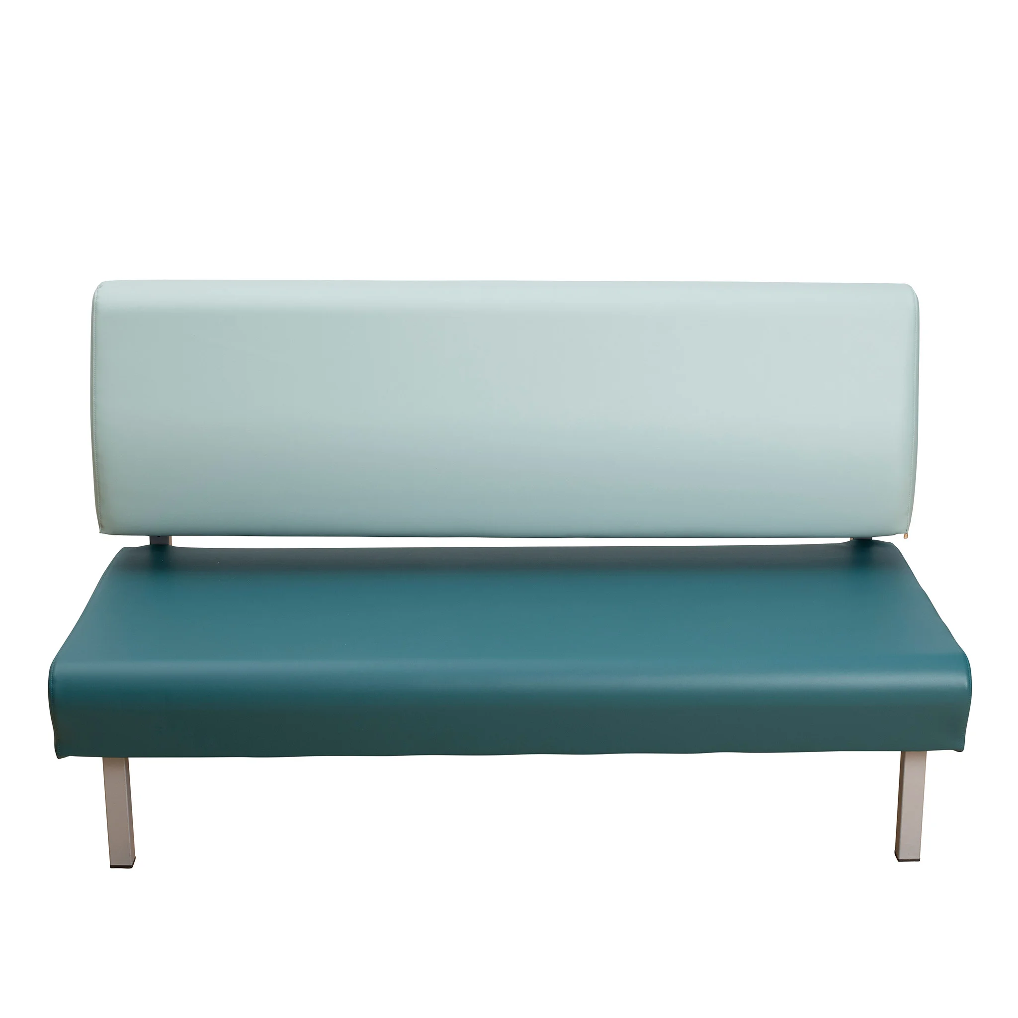 Sofa, Sessel, Zweisitzer, Kunstleder, Teal
