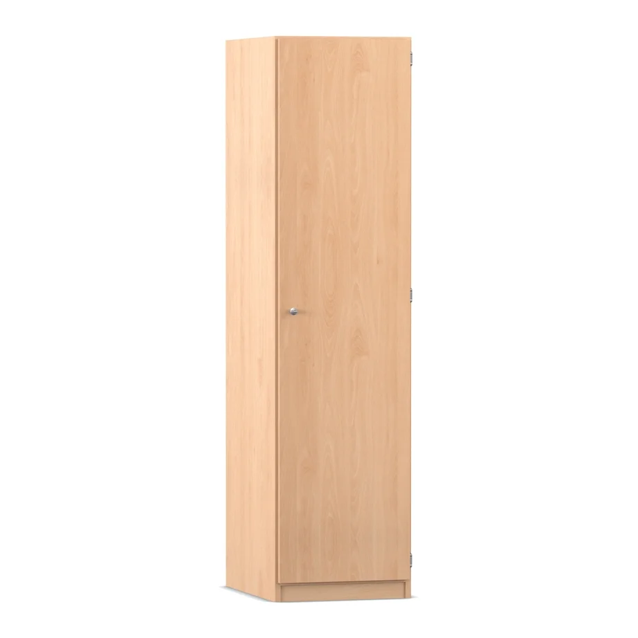 Schrank, Metallgriff, Holzoptik, Einzeltür, Bodenständer