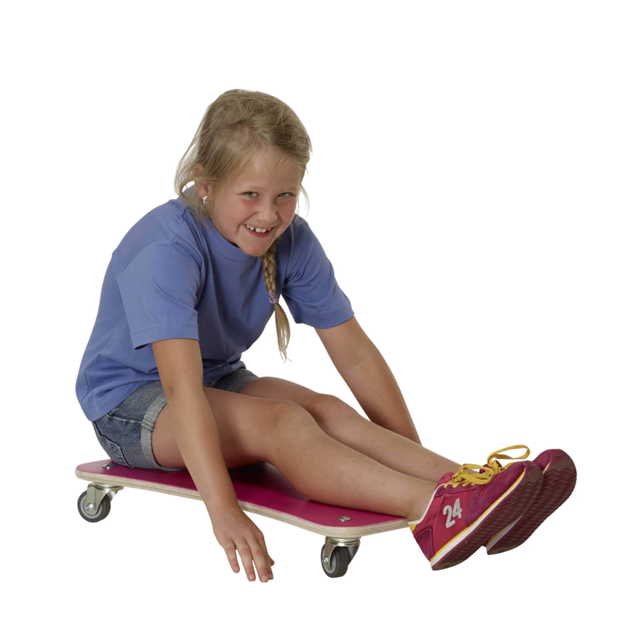 Spielzeug-Skateboard, Mädchen-Skateboard, pinkes Skateboard, Rollenboard, Sportoutfit