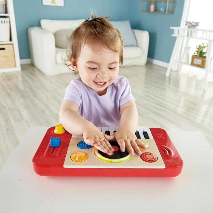 Kinder-Spielzeug, Tastspielzeug, Musikinstrument, Piano-Tasten, Rot