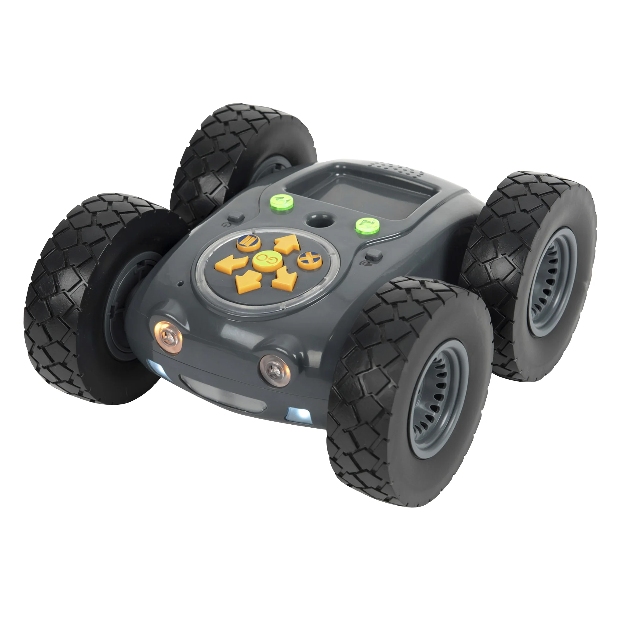 RC-Auto, Vier-Rad, Fernsteuerung, Grau, Robotisches Auto