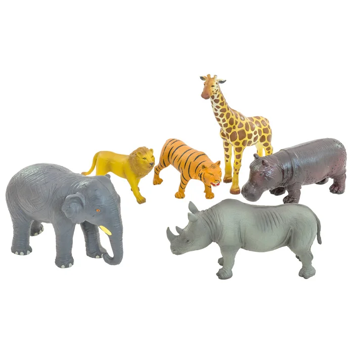 Wilde-Tiere-Set, 6-teilig