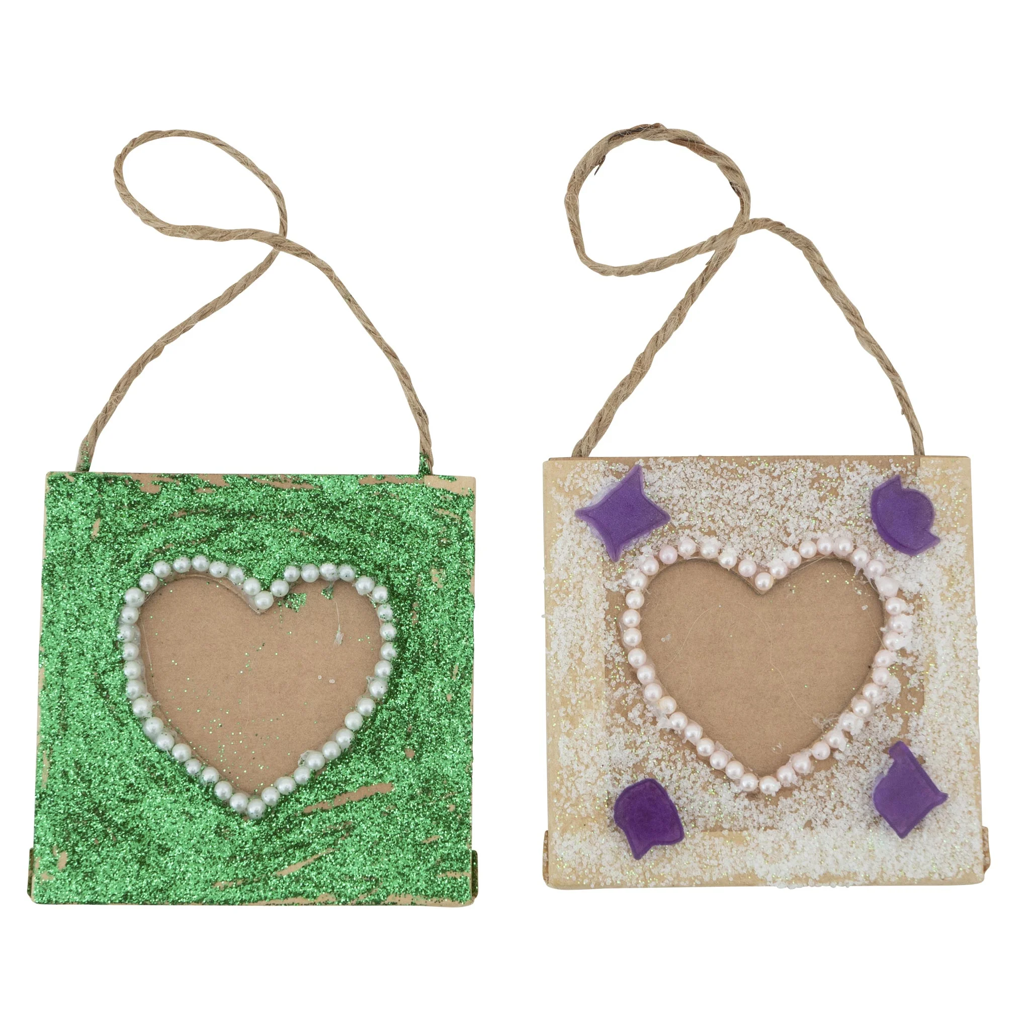 Herz Anhänger, Glitzer-Holzbrett, Kartenanhänger, Perlenschmuck, Zierde
