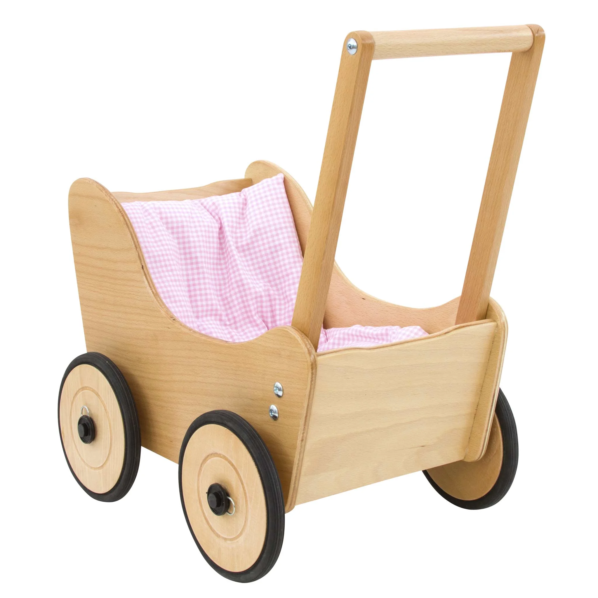 Puppenwagen mit Bettwäsche
