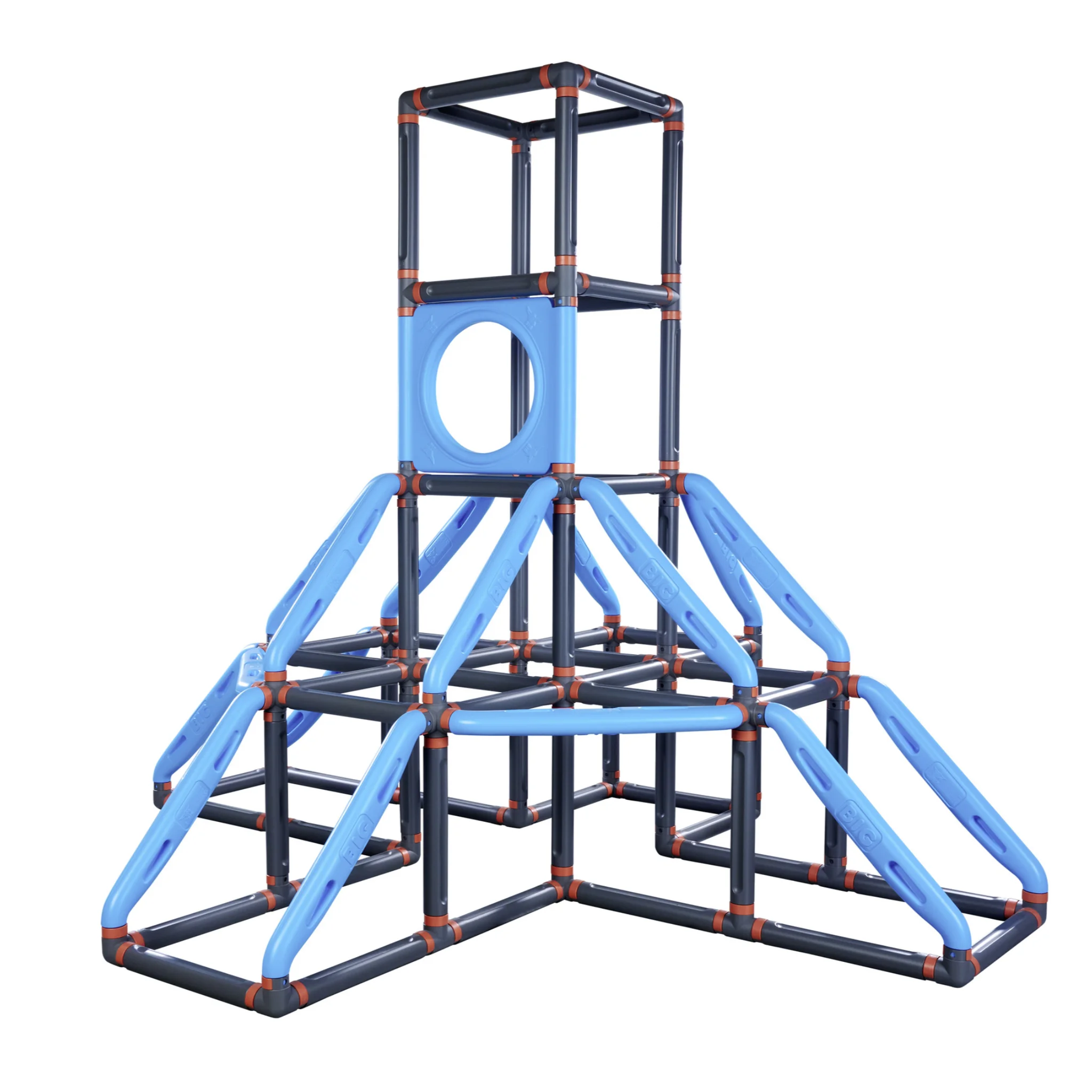 Klemmbaustein, Klettergerüst, Konstruktion, Spielturm, Rutschenständer
