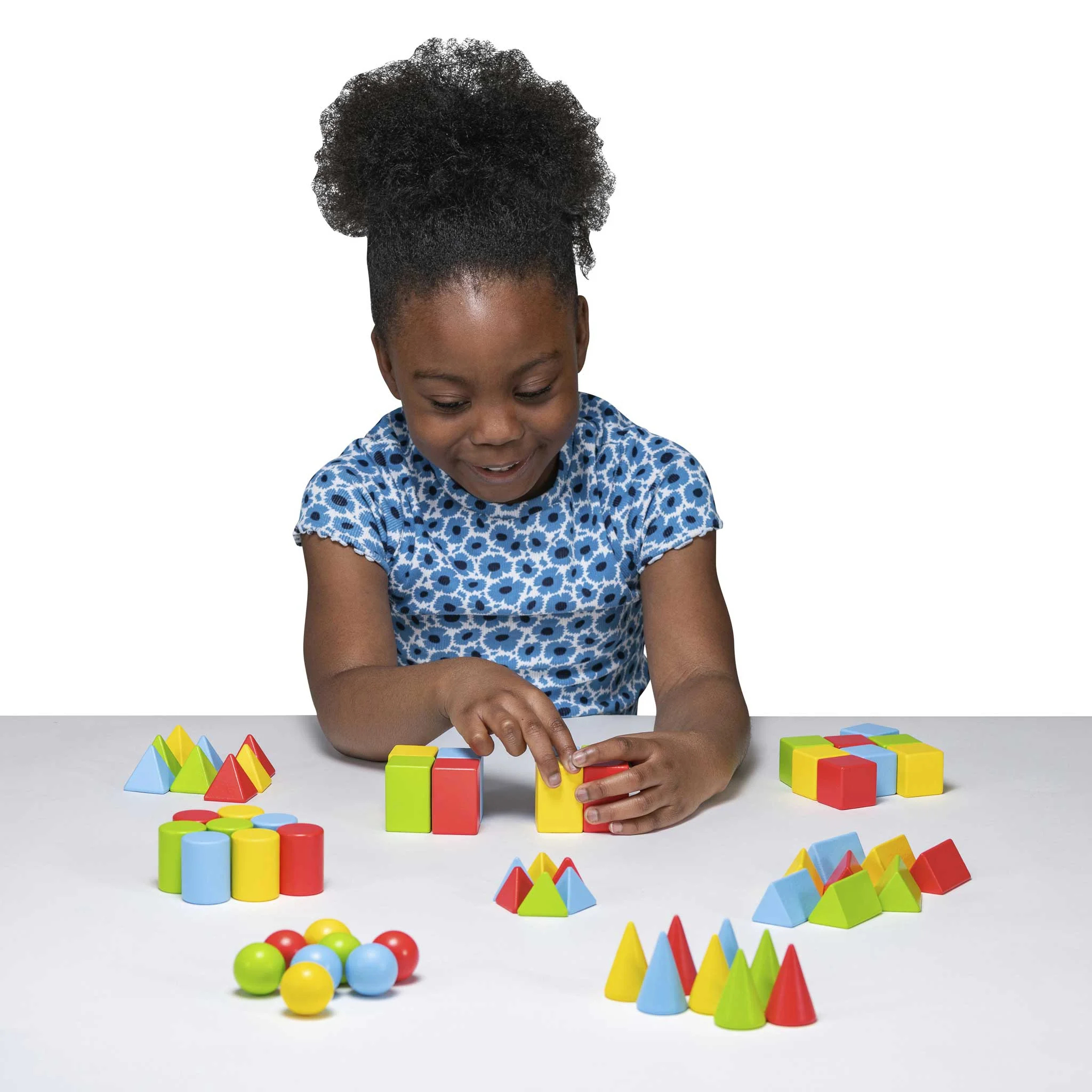 Kinderspielzeug, Formenbausteine, Kegel, Baukubus, Spielzeugset