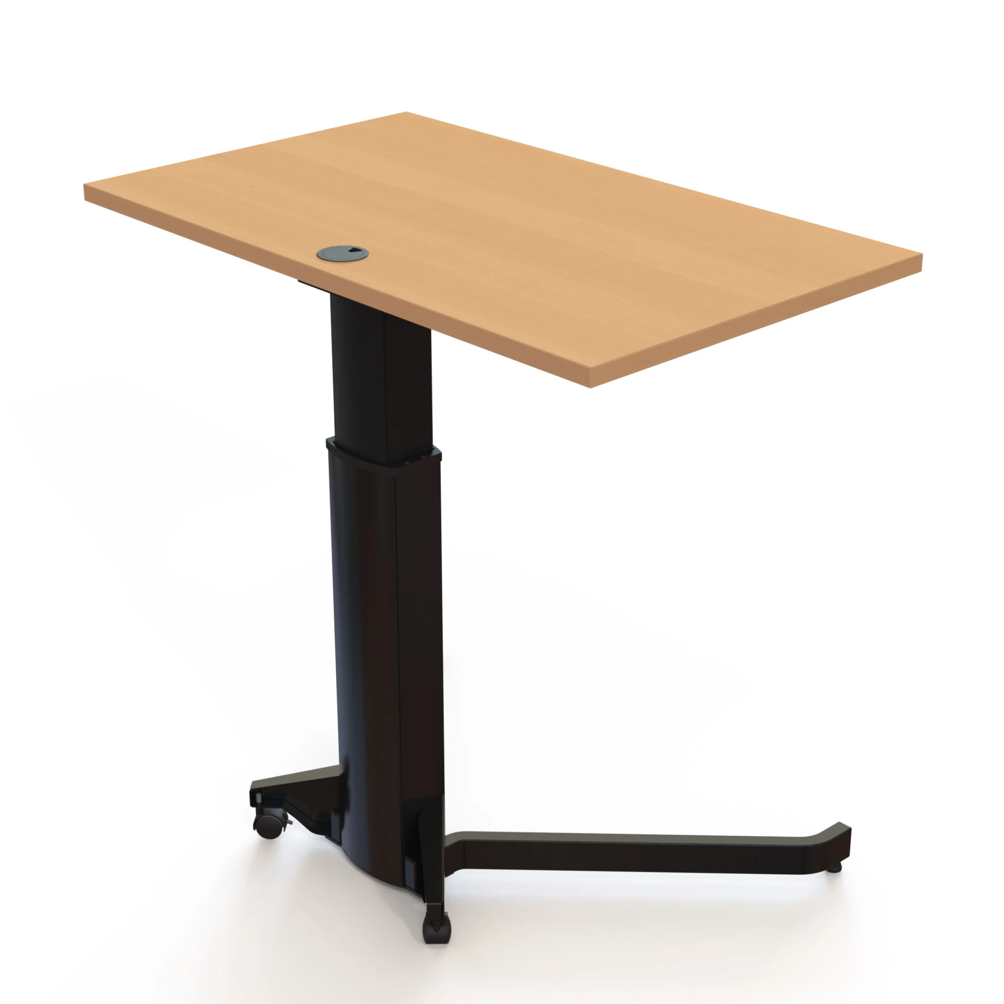 Steh-Tisch, Stuhl, rollstuhlfreundlich, mobiler Tisch, Beistelltisch