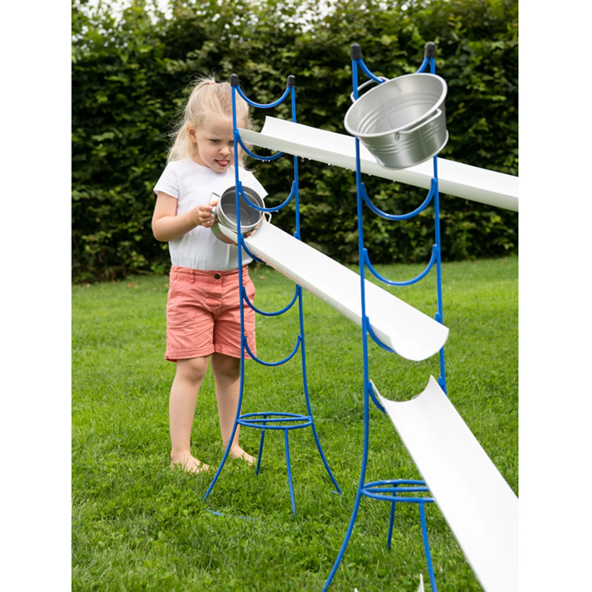 Spielgerät, Sandkasten- & Rutschenspiel, Klettergerüst, Baukelter, Metallrutsche