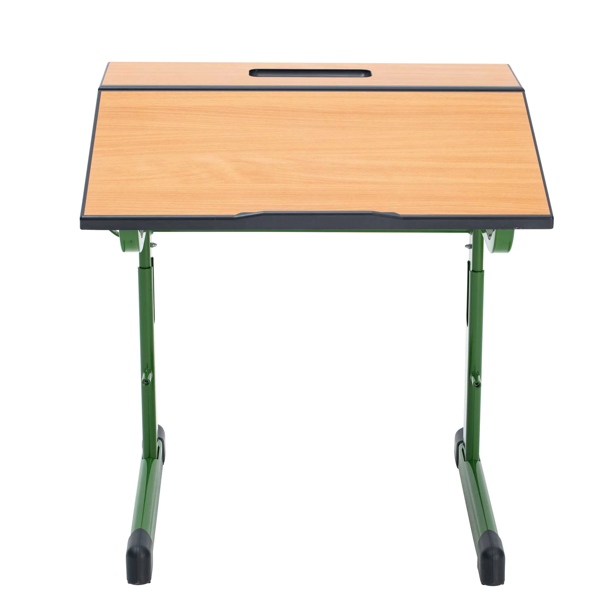 Klapptisch, Schul-/Schreibtisch, Holzoberfläche, Grün, Faltbar