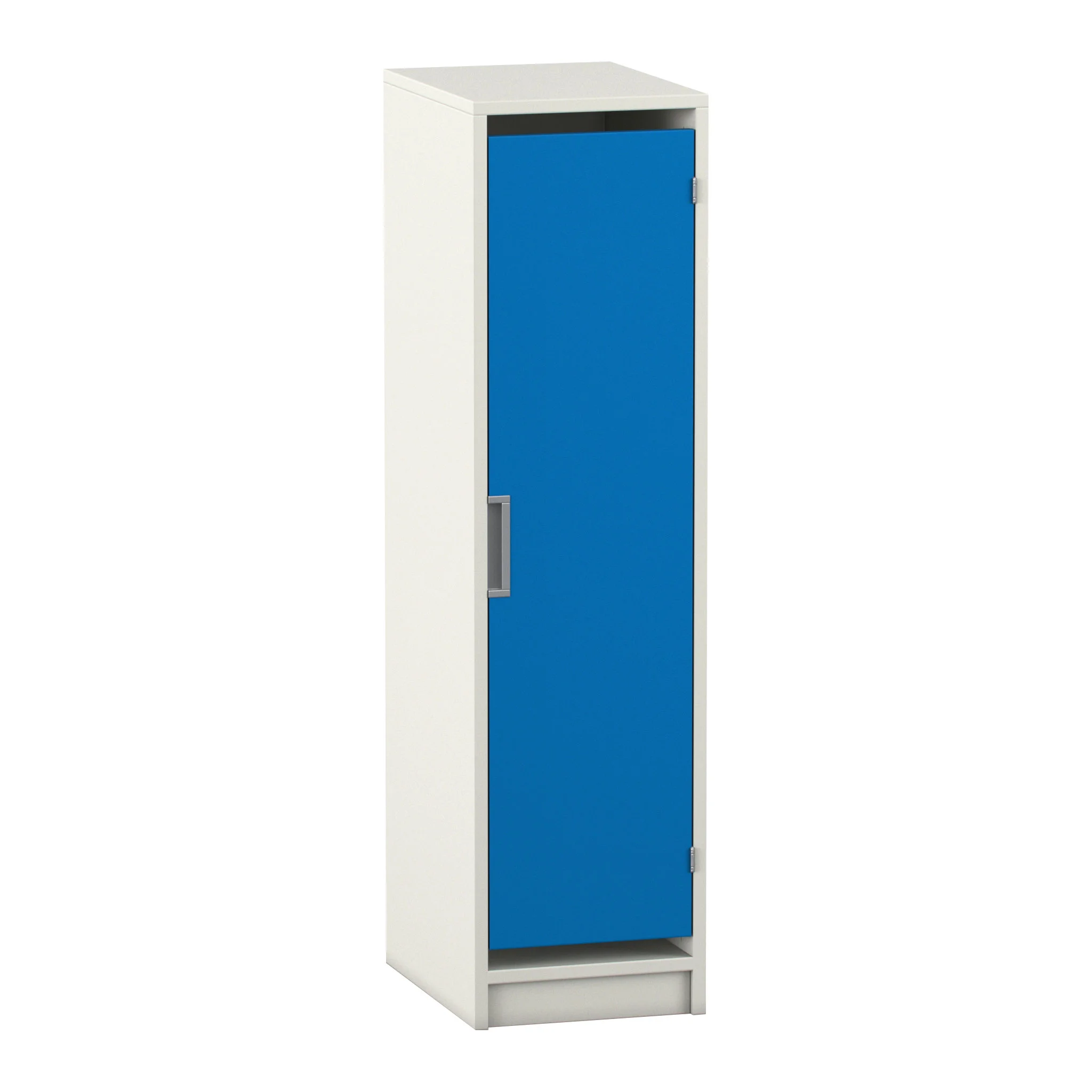 Schrank, Hängeschrank, Blaue Tür, Lagerfach, Metall/Schrank