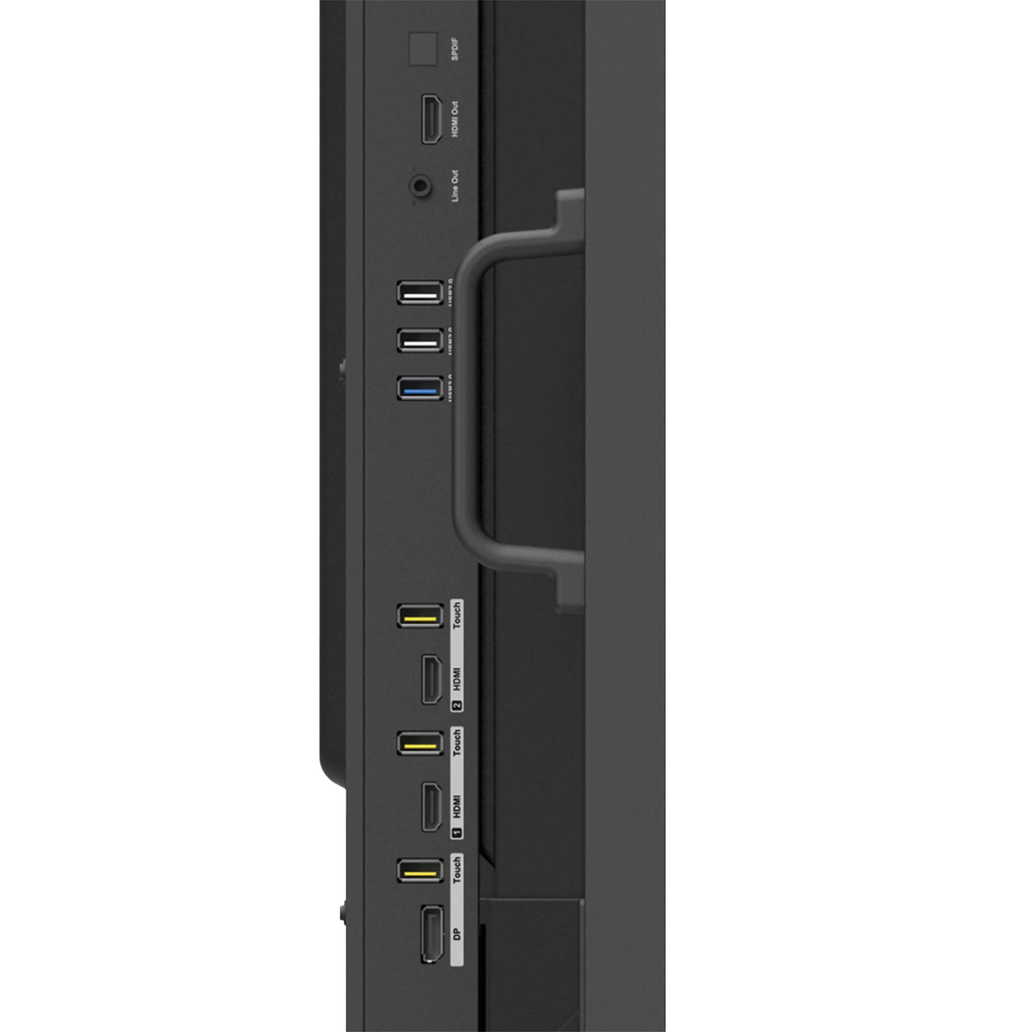 USB-C, HDMI, USB-A, Video-Anschlüsse, Monitorhalterung