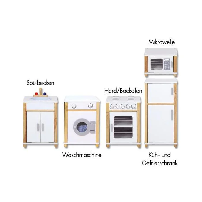 Küche, Küchengeräte, Spielzeug, Holz-Design, Miniatur