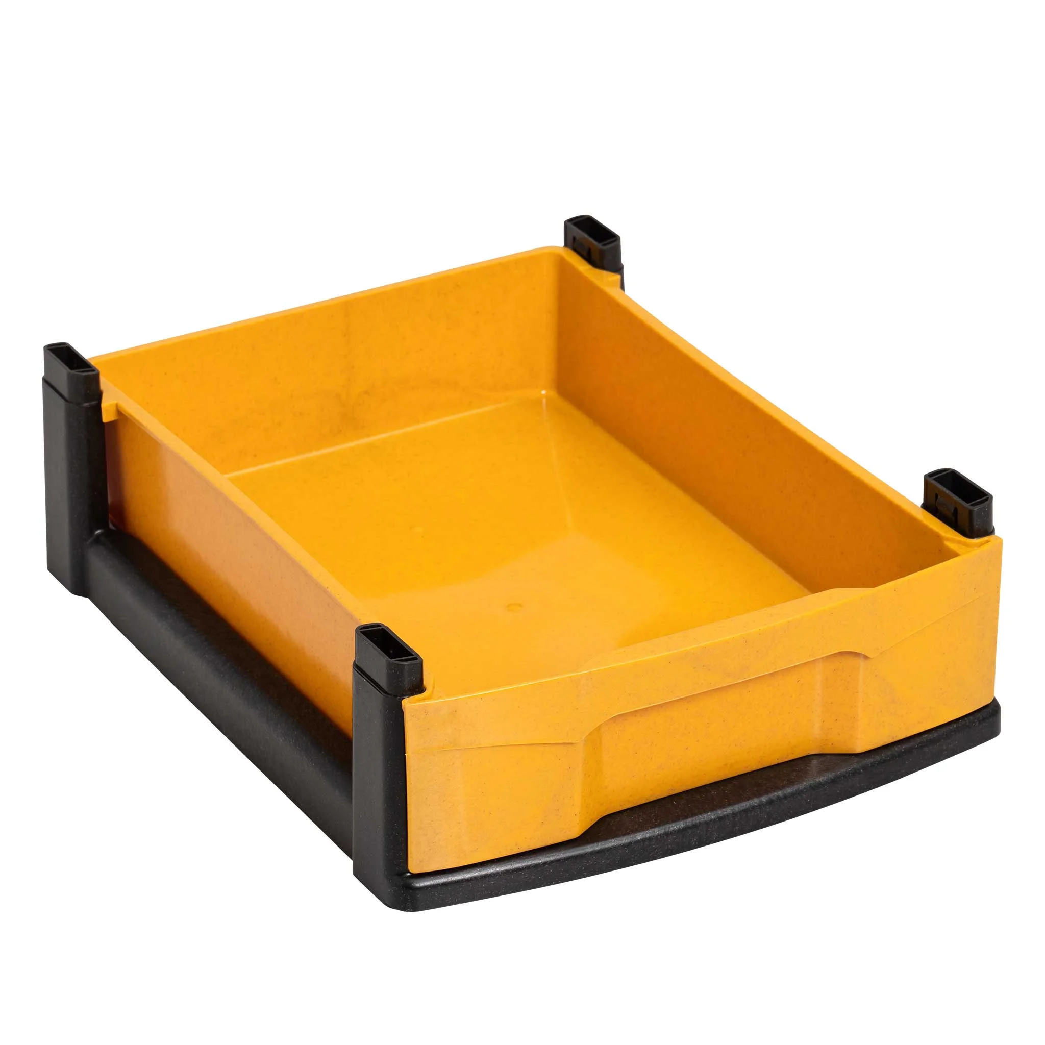 treeNside Flache Box mit schwarzem Rahmen, Gelb