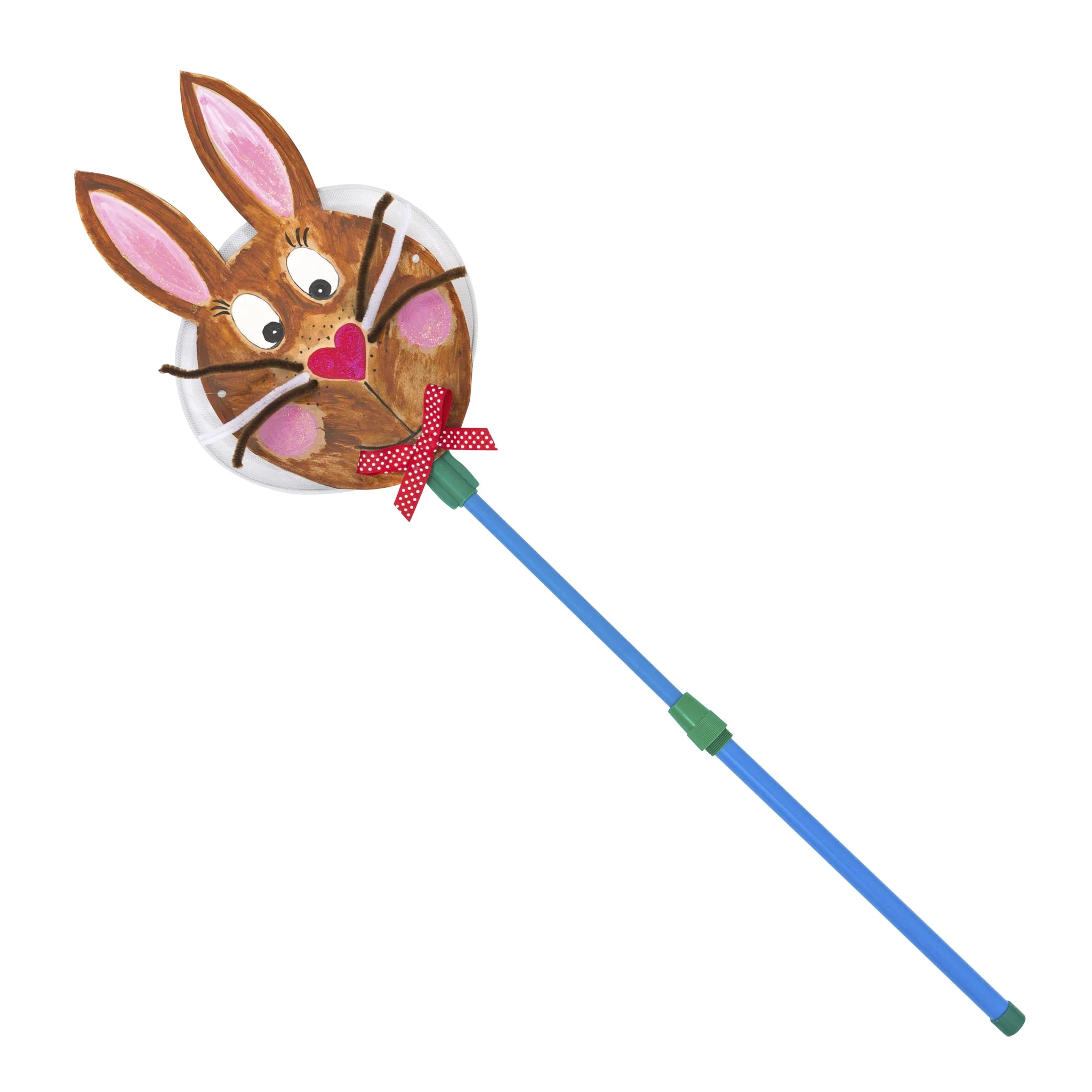 Osterhase, Hasenmaske, Maskenstab, Fanartikel, Kinderdeko