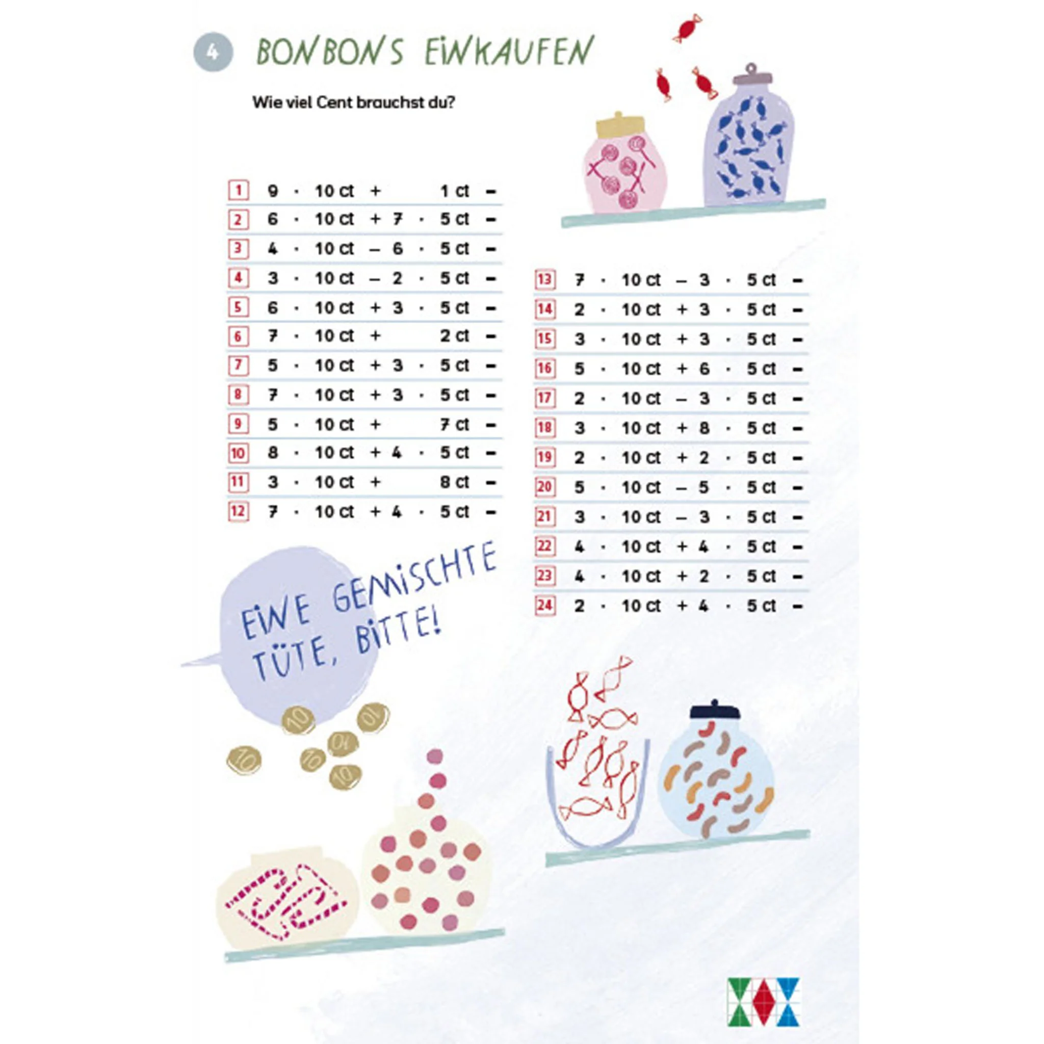 Kassenbuch, Bonbons, Sammelkarte, Gemischte Süßigkeiten, Zuckerware