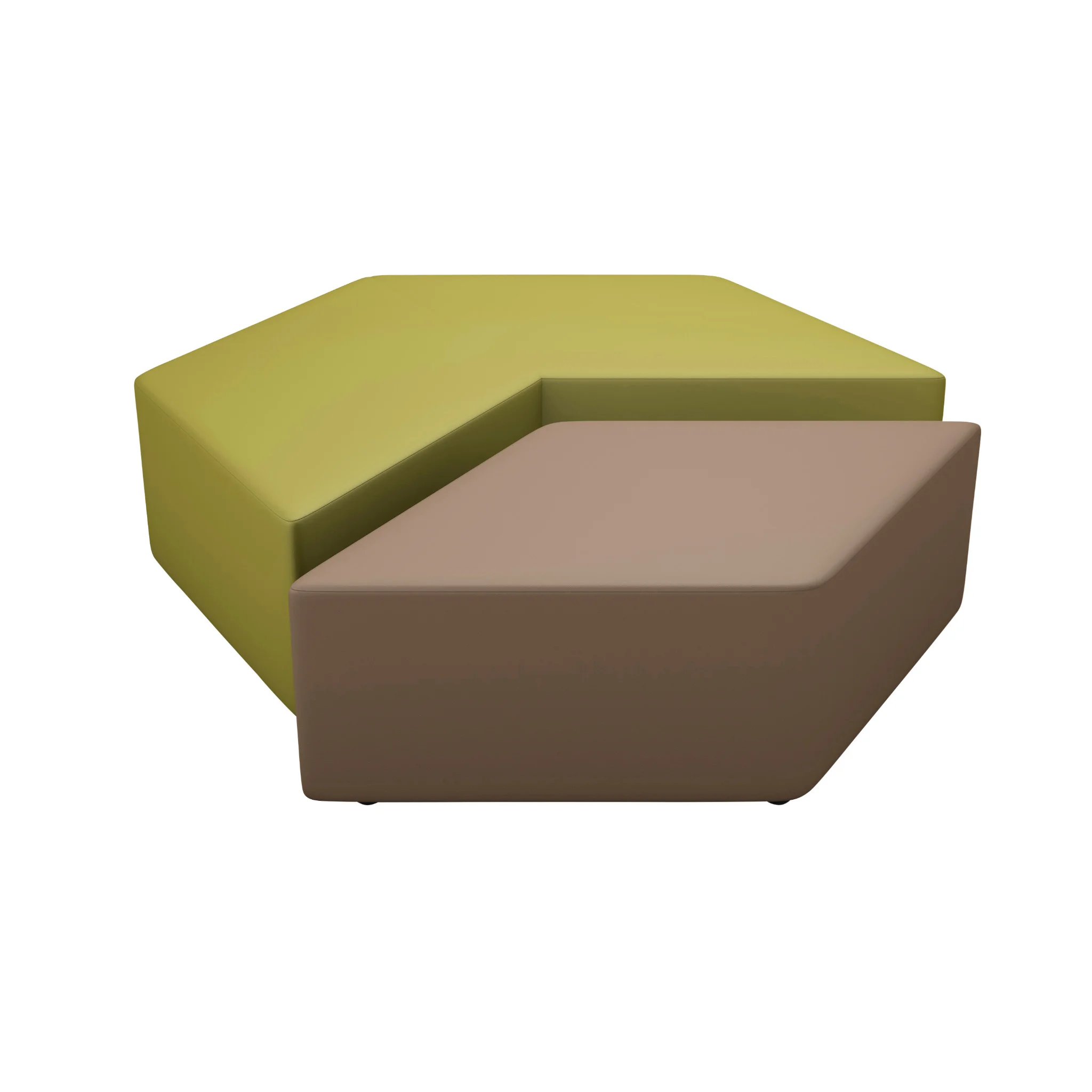 sectional, sofa, corner, zweifarbig, polyurethan