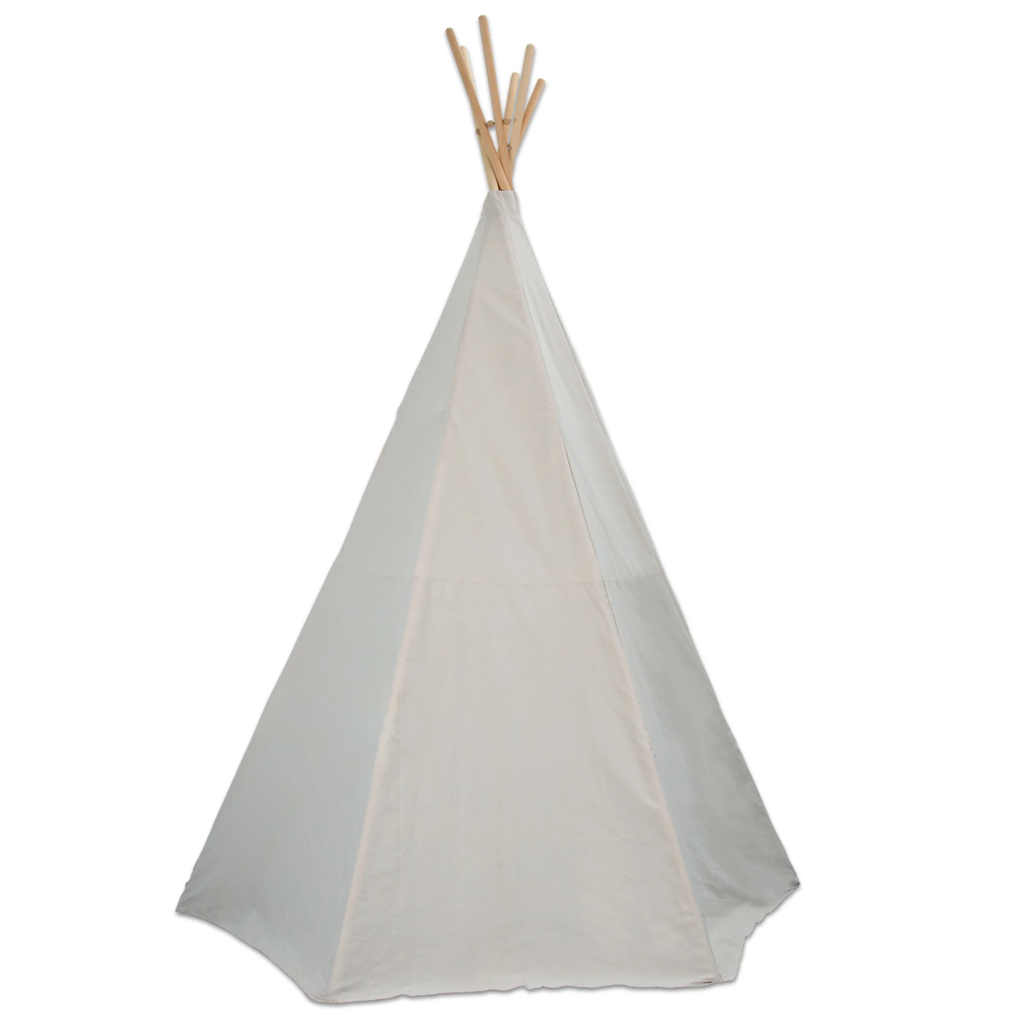 Tipi, Zelt, Holzstangen, Canvas, Spielzelt