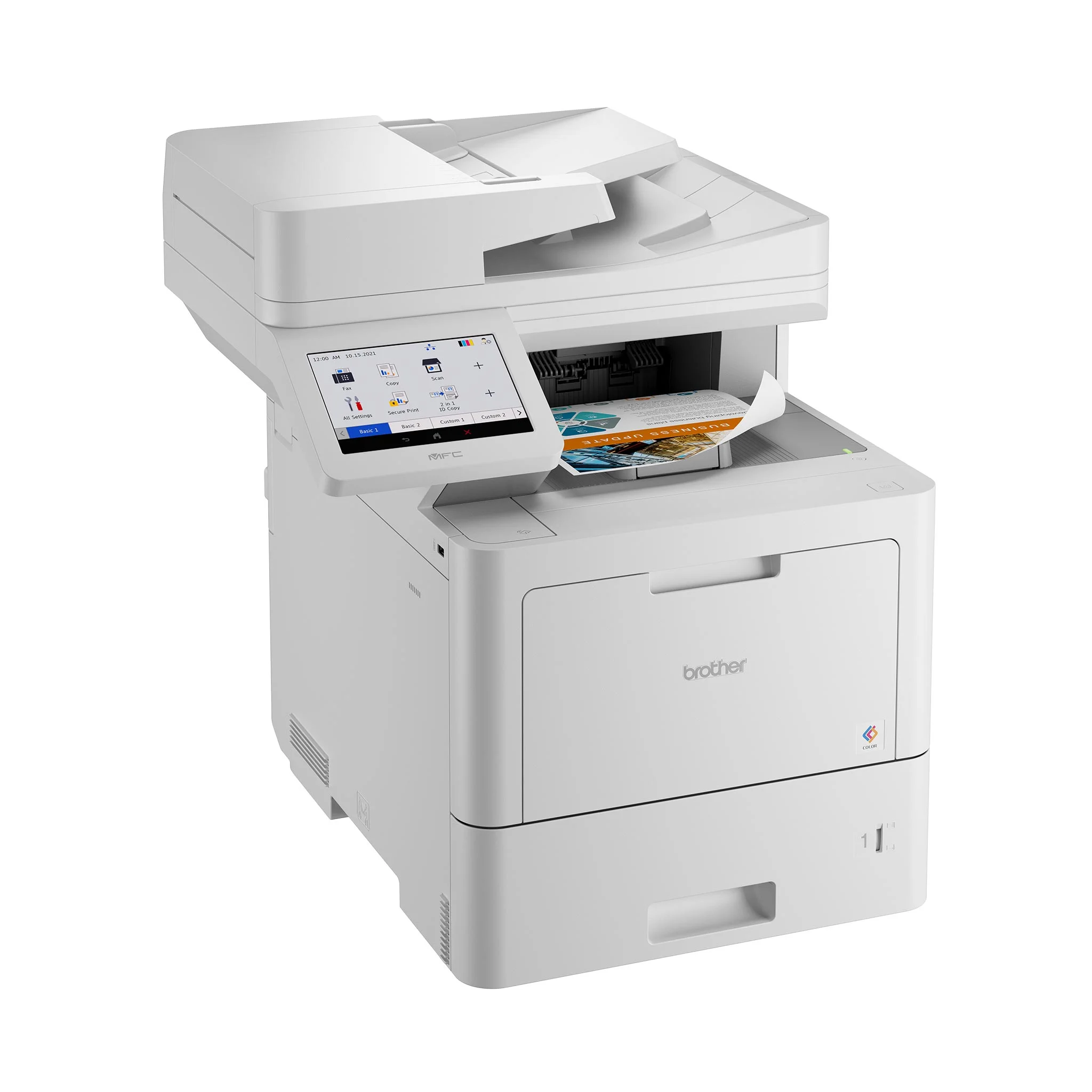 Multifunktionsdrucker, Laserdrucker, Kopierer, Scanner, weiße Farbe