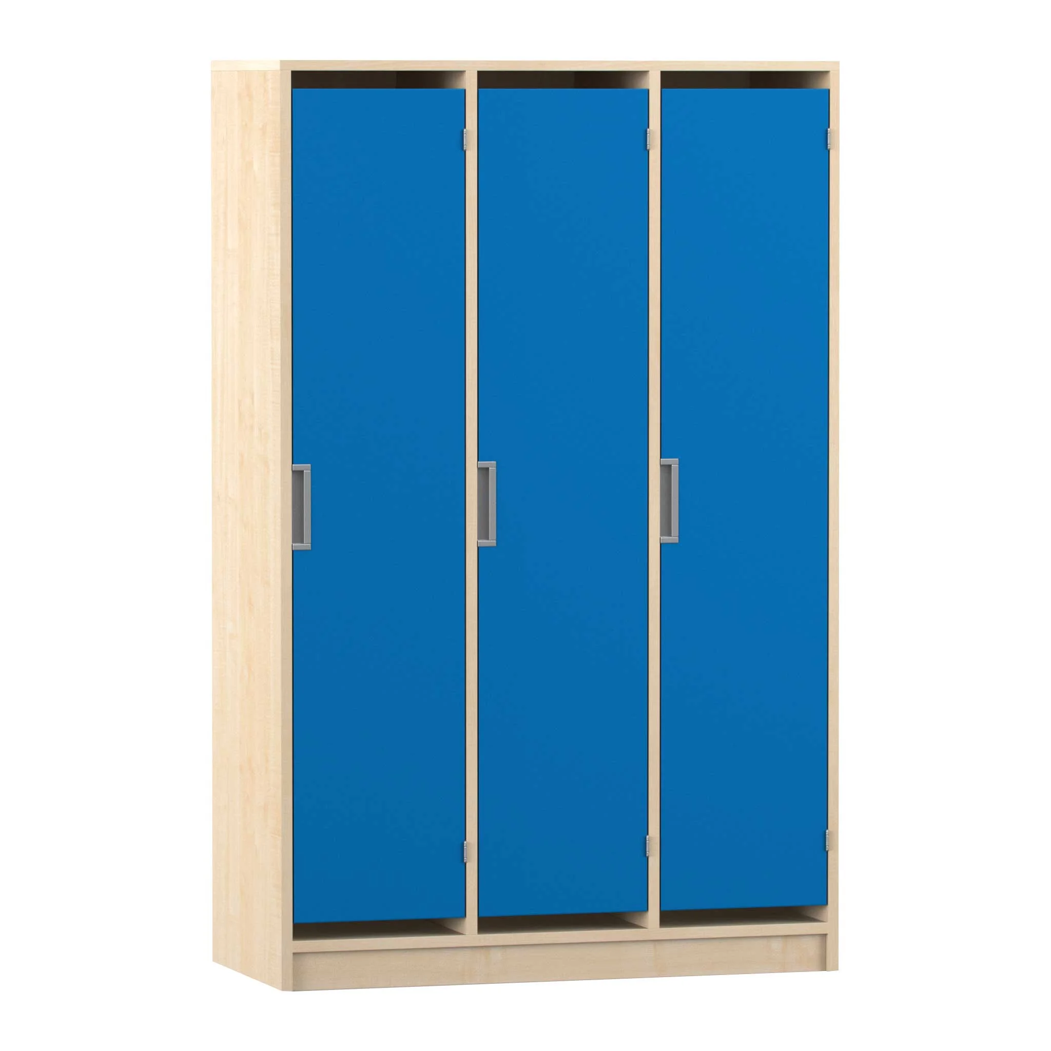 Schrank, Korpus?, Blaue Türen, Schrankholz, Klarlack