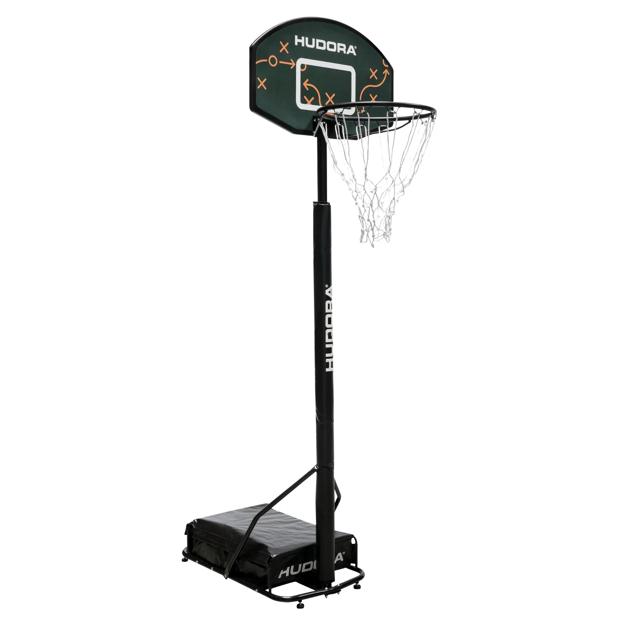 Basketballkorb, portabler Reifen, verstellbare Höhe, Basis mit Rädern, vernetzter Ring