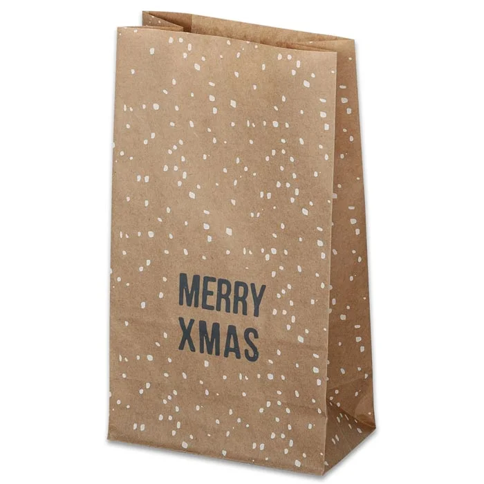 Papiertragetasche, Maltasche, Korktasche?, Weihnachtsdesign, MERRY XMAS
