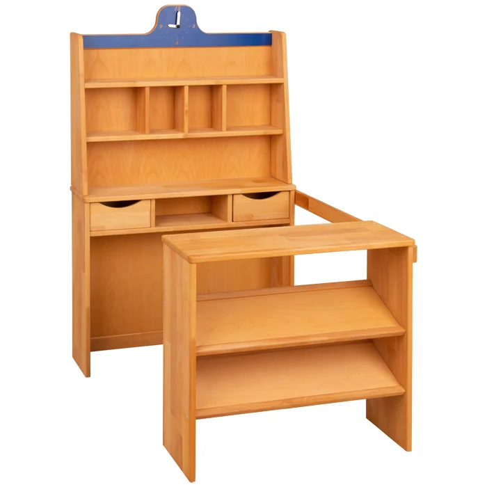 Holzregal, Küche, Schubladenregal, Regal mit Schubladen, Kinderküchenmöbel