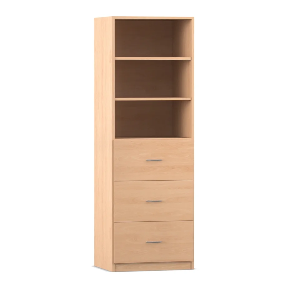 Regale mit Hängeregistern, Breite: 64,1 cm, Buche hell