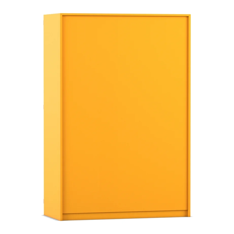 orange box, rechteckige box, aufbewahrungsbox, kartonbox, leere innenseite