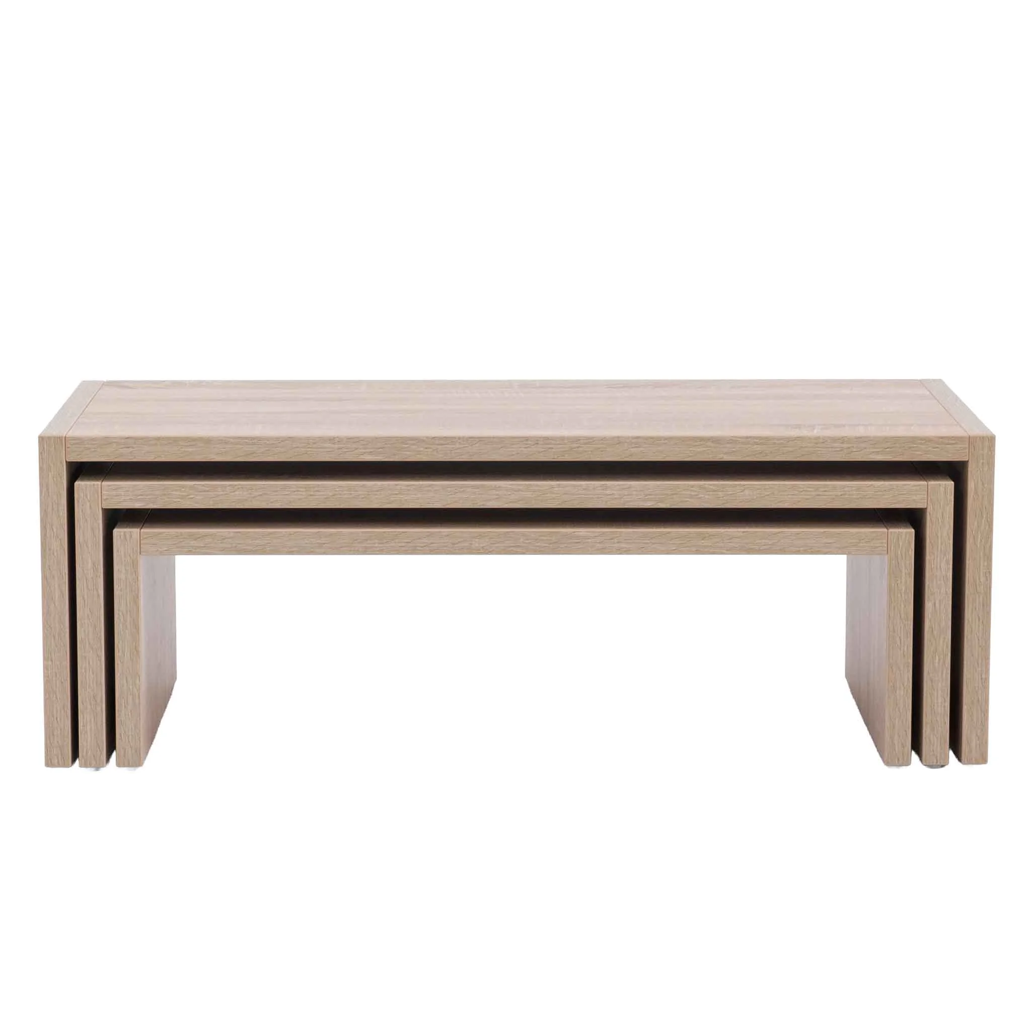 holz, tische, tischset, konsole, nesting-tisch