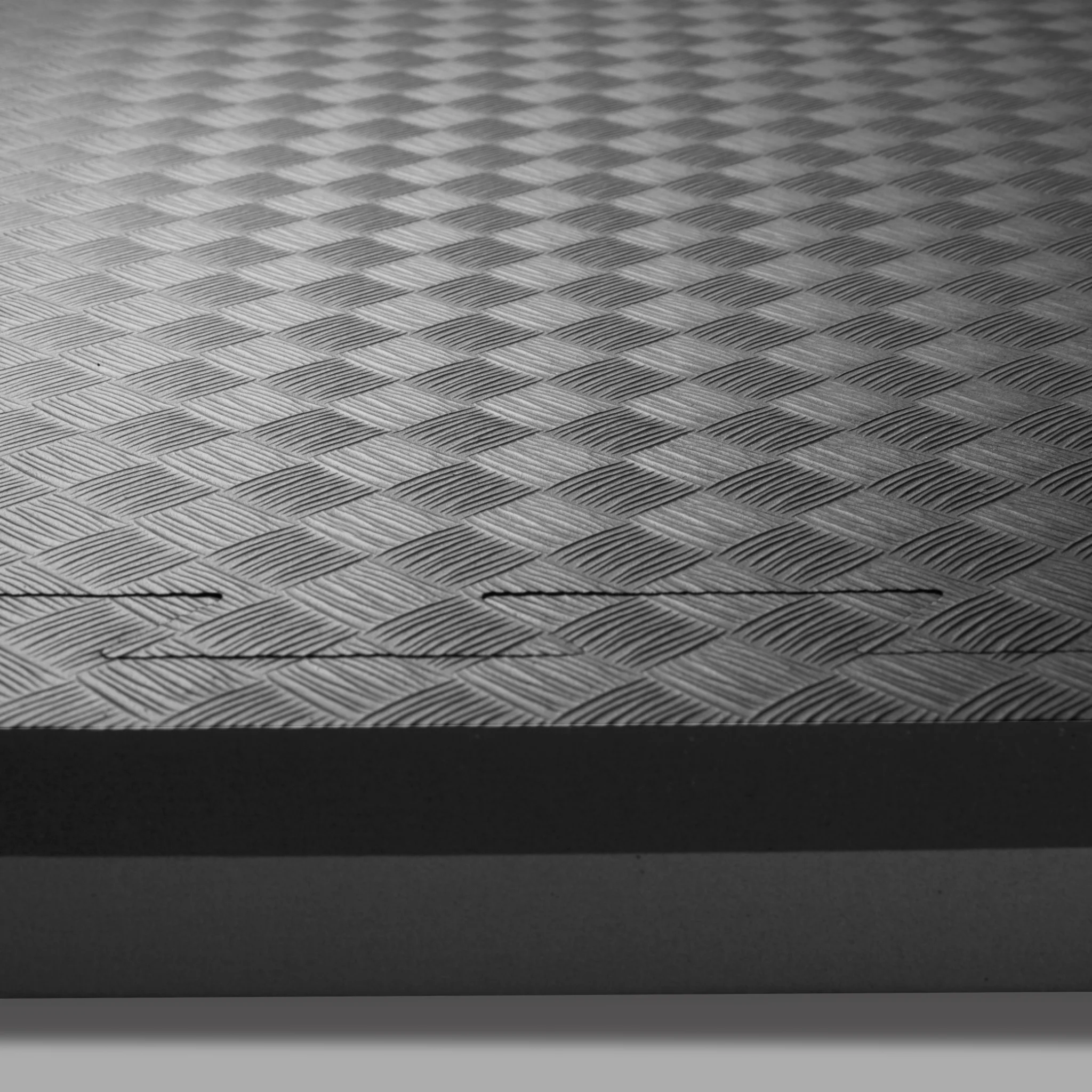 metallisches Muster, Diamantplatte, Trittblech, strukturierte Oberfläche, industrielles Metall