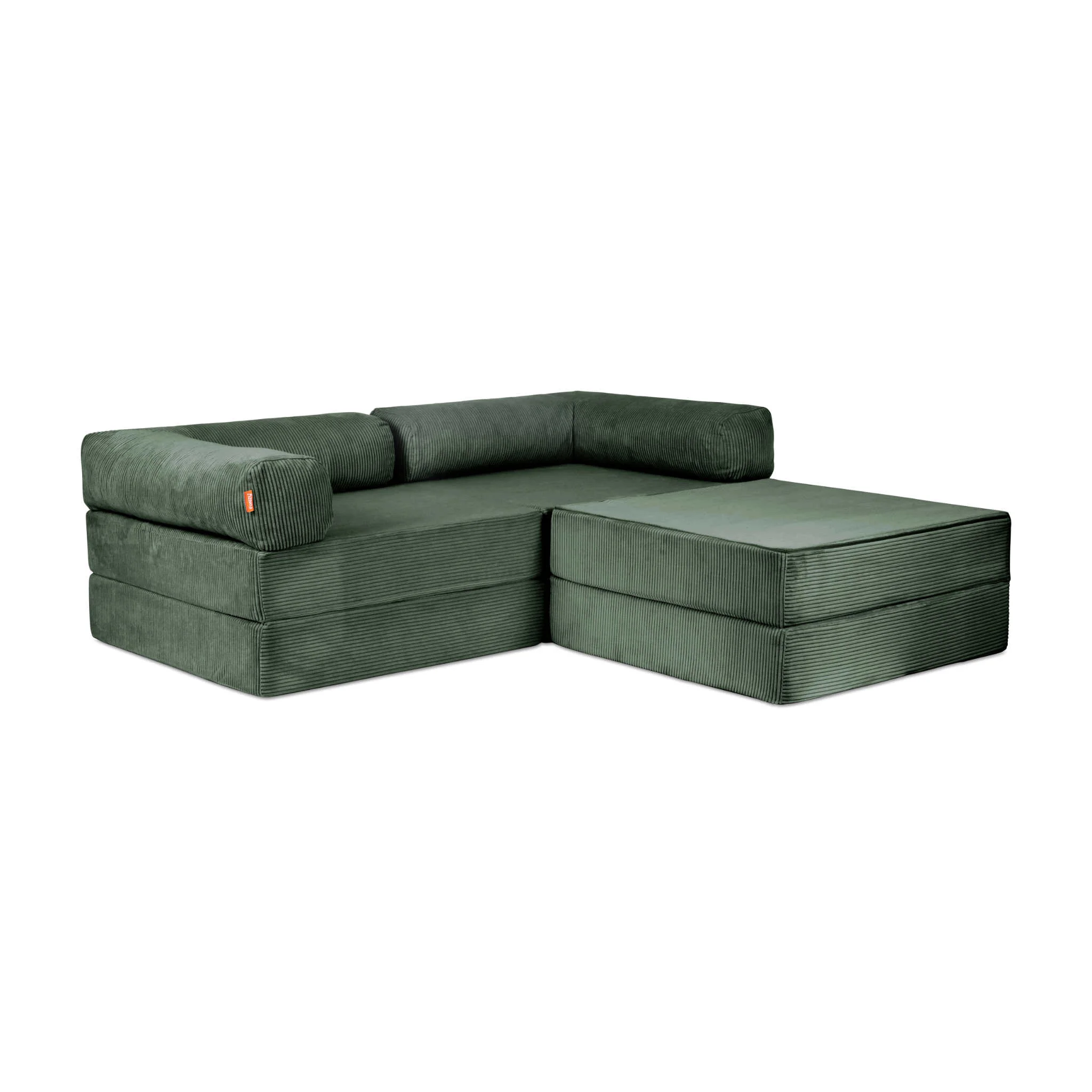 Sofa, Ecksofa, Grün, Kornelienstoff, Sitzfläche
