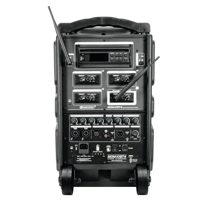 PA-System, tragbares Lautsprechersystem, Sound-Mischer, Mehrkanal, Racksystem