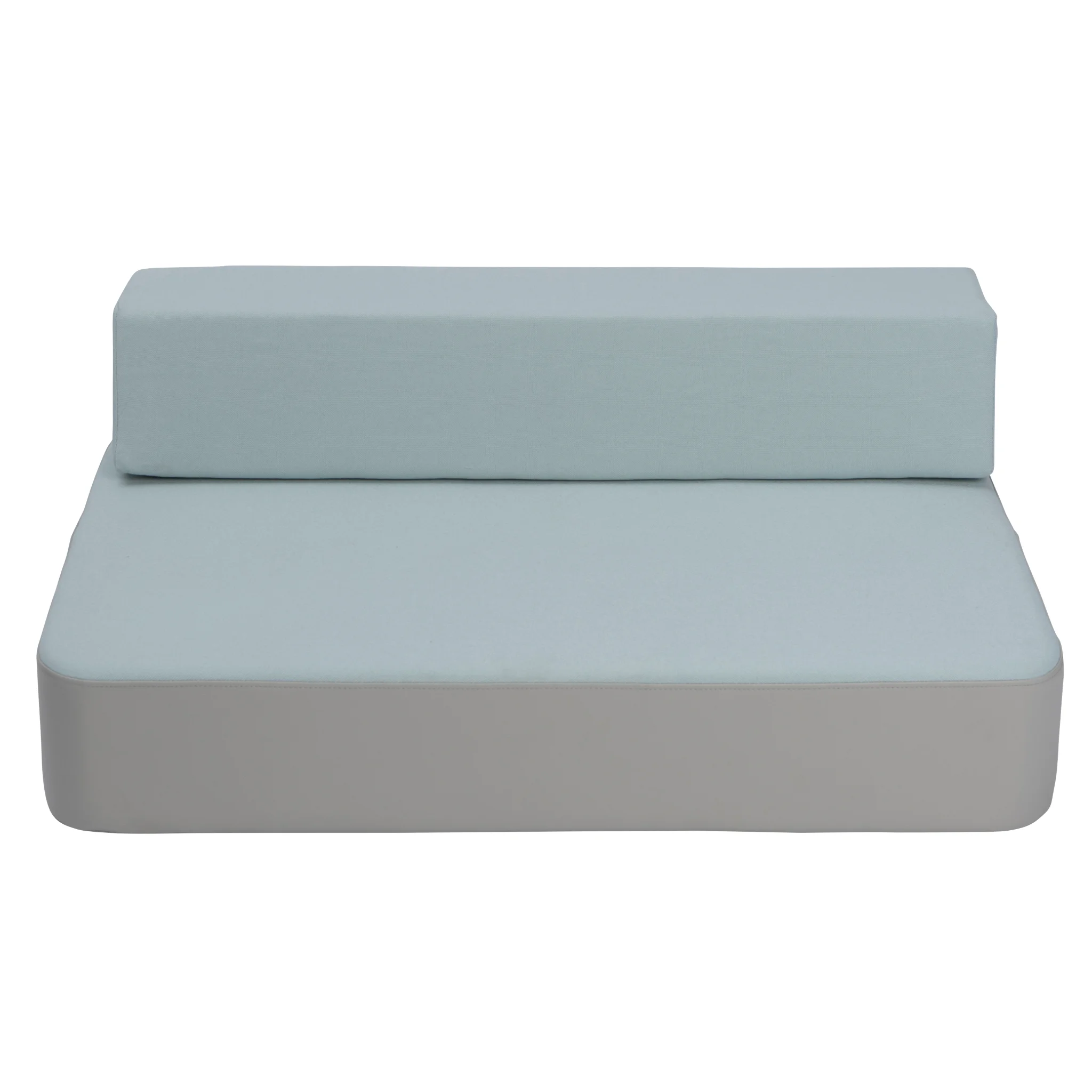 Sofa bed, Couch, Himmelblau, Grau_Grundfläche, Gewebt