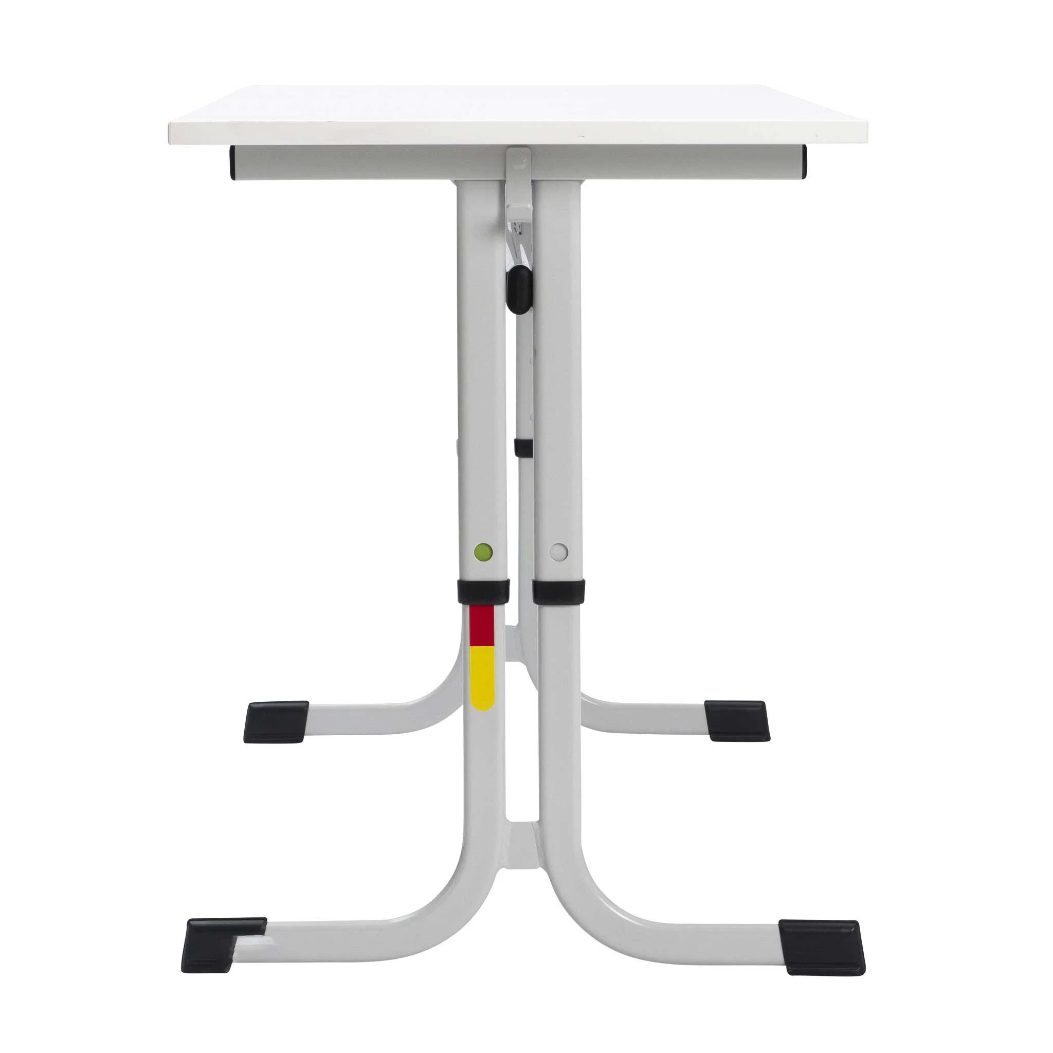 Schreibtisch, Schreibtischstuhl, Klappbar, Metall, weiß