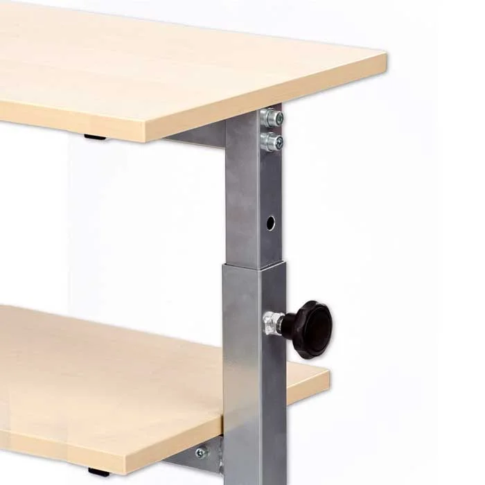 schreibtisch, werkbank, beine, verstellbare konstruktion, holzplatten