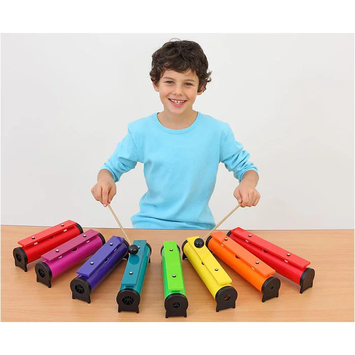 kindergarden xylophone, colored xylophone, wooden mallets, musical toy, child percussion