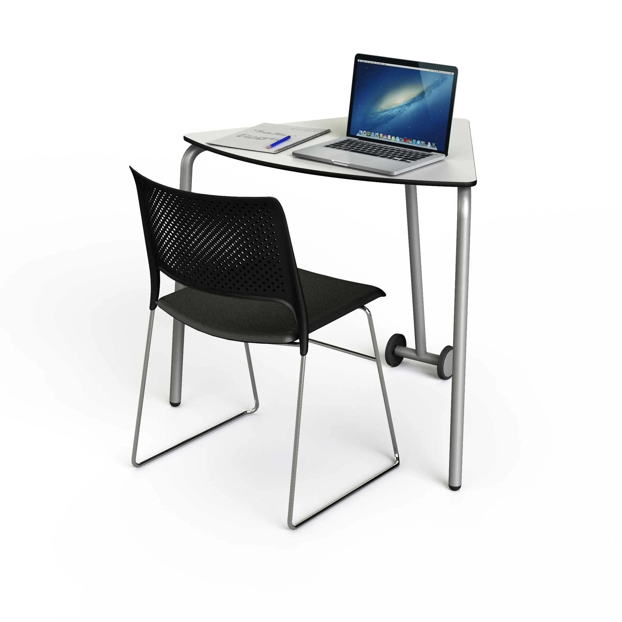 schreibtisch, stuhl, Laptop, Arbeitsplatz, Schreibtischset