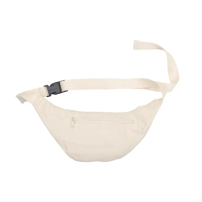 Hüfttasche, Gürteltasche, Nylon, Reißverschluss, Beige