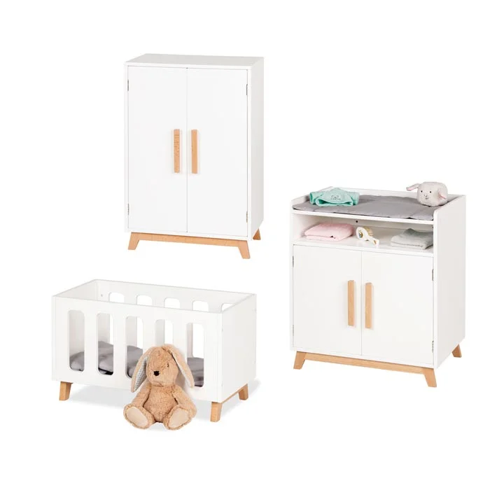 Kinderzimmer, Baby Möbel, Weißer Schrank, Wickelkommode, Kleiderschrank