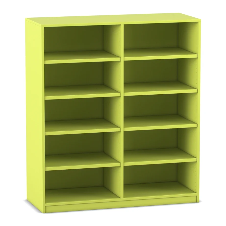 Regal, Bücherregal, Regalboden, Stil: schlicht, grün